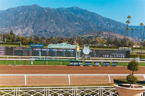 Santa anita park race - Santa Anita Park, Arcadia, California. 151,591 likes · 1,420 talking about this · 383,735 were here. The Great Race Place, right in your backyard. The premier Thoroughbred horse racing track in the US. 
